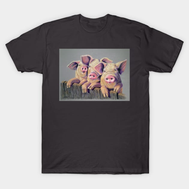 Three Little Pigs T-Shirt by JoFrederiks